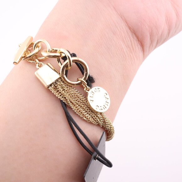 Women's Vince Camuto Toggle Chain Bracelet Gold‎ Plated Fashion Jewelry - Picture 6 of 7